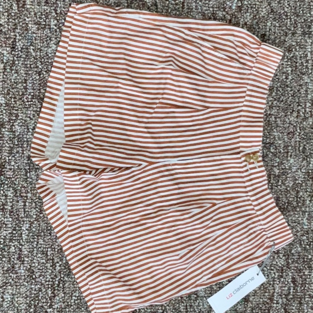 Liz Claiborne Striped Casual Shorts